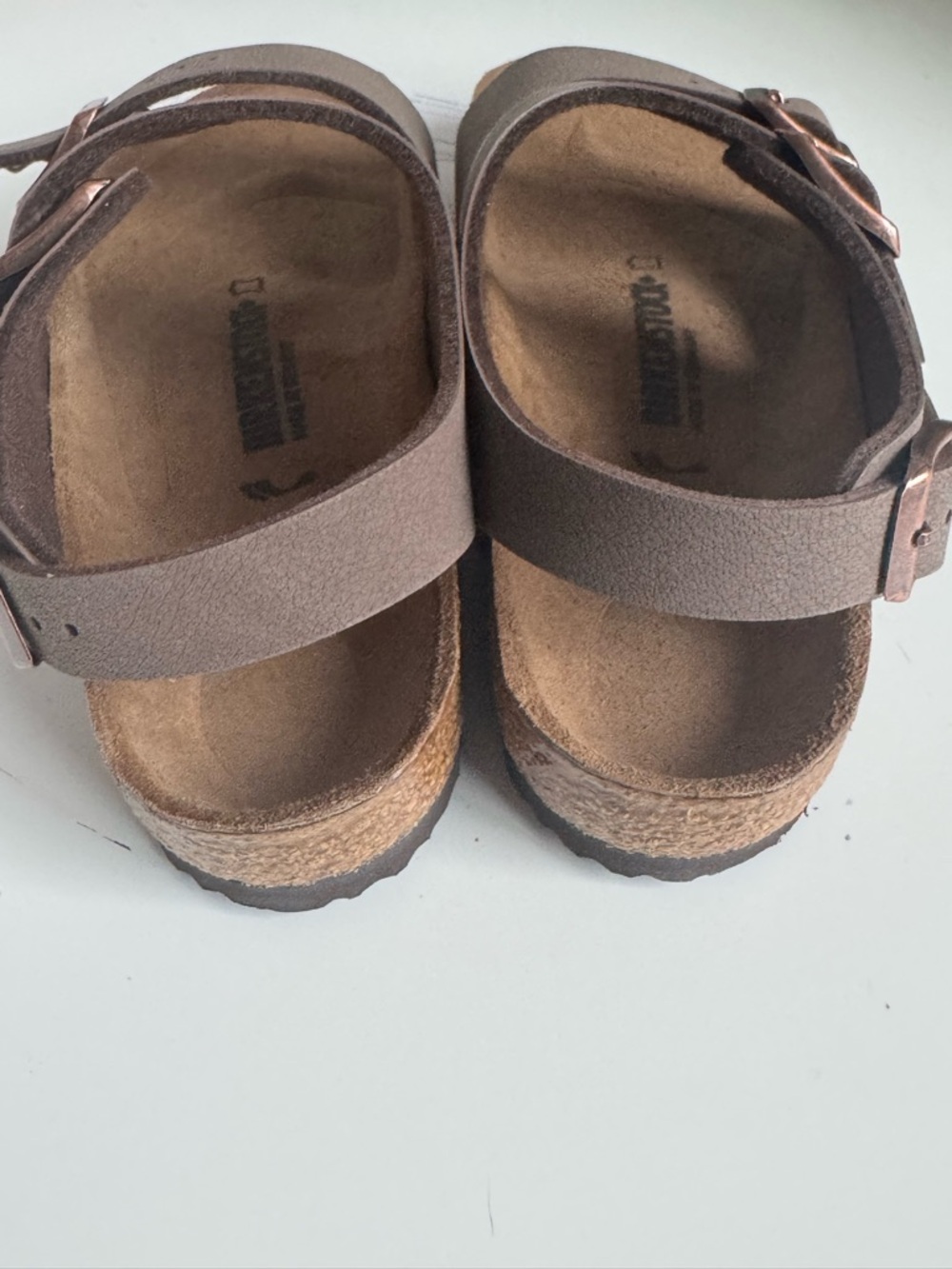 Birkenstock Roma Kids Mocha Birko Flor Sandals US Size 10 Kids - Picture 2 of 5